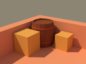3D Low-Poly Building 3D Model