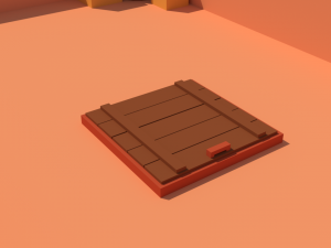 3D Low-Poly Building 3D Model