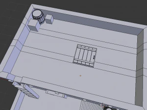 3D Low-Poly Building 3D Model