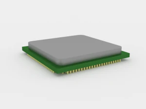 微处理器中聚 3D 模型