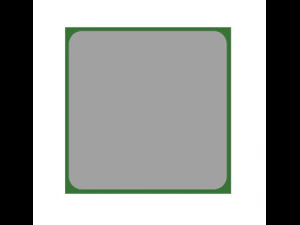 Microprosessor Middle-Poly 3D Model