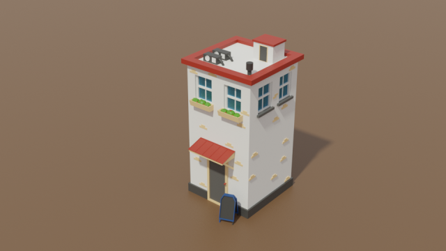 Building Low-Poly 3D 모델 .c4d .max .obj .3ds .fbx .stl .blend 