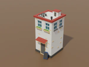 Costruire low-poly Modello 3D
