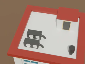 Costruire low-poly Modello 3D