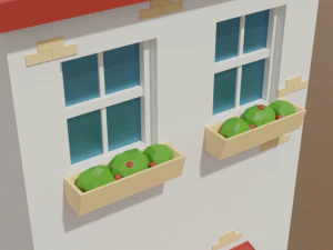 Costruire low-poly Modello 3D