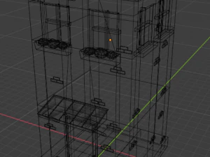 Costruire low-poly Modello 3D