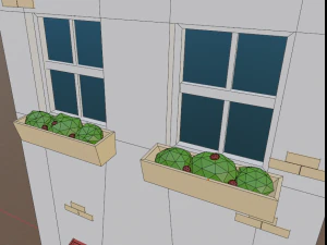 Costruire low-poly Modello 3D