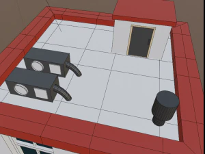 Costruire low-poly Modello 3D