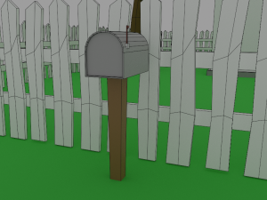 Low-Poly building Model 3D