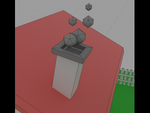 Low-Poly building Model 3D