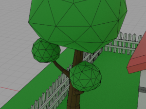 Low-Poly building Model 3D