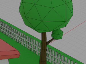 Low-Poly building Model 3D