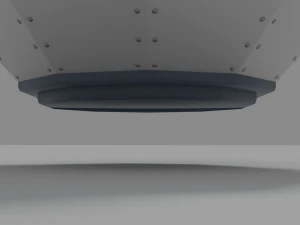 Cartoon UFO 3D Model