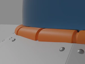 Cartoon UFO 3D Model