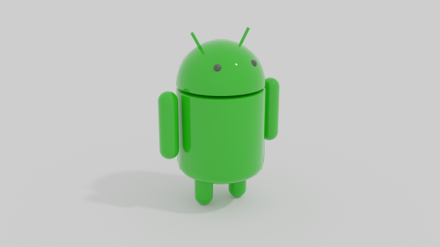 Google android robot 3D मॉडल .c4d .max .obj .3ds .fbx .stl .blend 