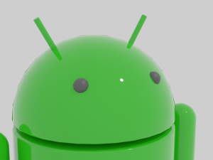 Google android robot 3D मॉडल