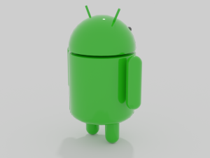 Google android robot 3D मॉडल