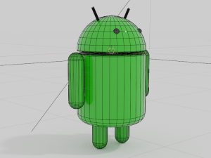Google android robot 3D मॉडल