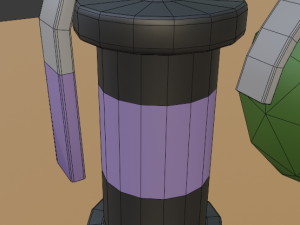 Three Low-Poly Grenades 3D Модель