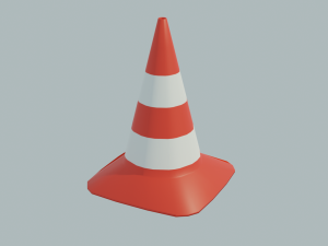 Traffic cone 3D Модель