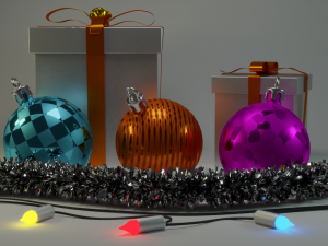 New Year Scene 3D 模型