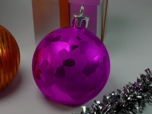 Escena de a&ntilde;o nuevo Modelo 3D