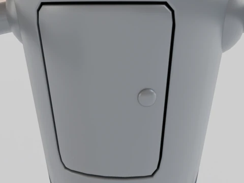 Robot Bender 3D Model