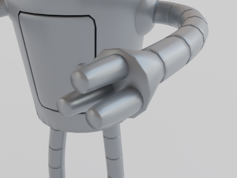 Robot Bender 3D Model