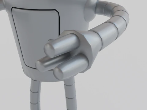 Robot Bender 3D Model
