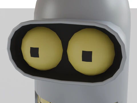 Robot Bender 3D Model