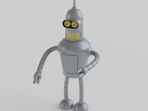 Robot Bender 3D Model
