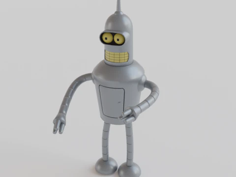 Робот Бендер 3D Модель