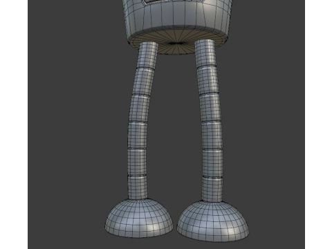 Robot Bender 3D Model