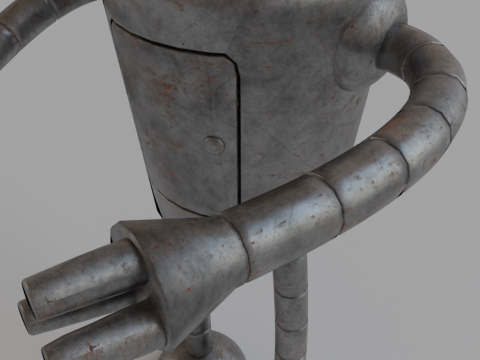 Robot Bender from Futurama 3D 模型