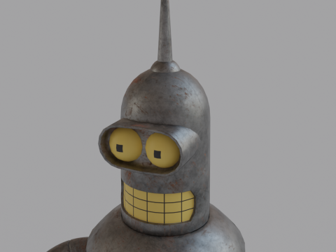 Robot Bender from Futurama 3D 模型