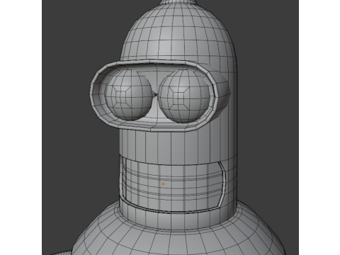 Robot Bender from Futurama 3D 模型