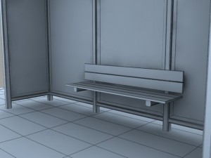 bus stop Modelo 3D