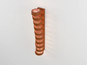 wooden wall light 3D Model