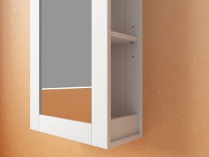 brimnes mirror Modello 3D