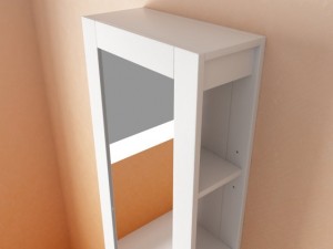 brimnes mirror Modello 3D