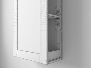 brimnes mirror Modello 3D