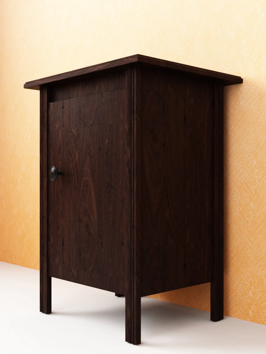 brusali nightstand 3D Model .c4d .max .obj .3ds .fbx .stl .blend