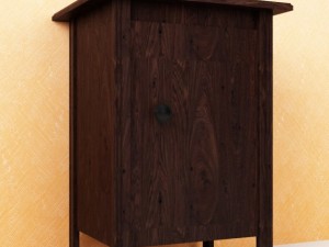 brusali nightstand Model 3D