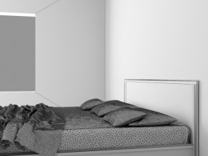 brusali bed 3D 模型