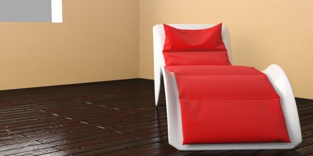 cosmo chaise longue Modelo 3D .c4d .max .obj .3ds .fbx .stl .blend