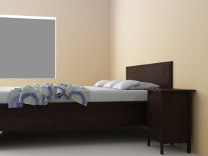 brusali bedroom set 3Dモデル