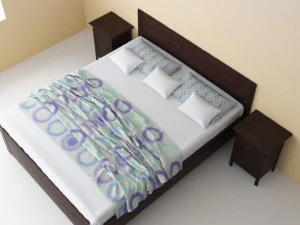brusali bedroom set 3D Model