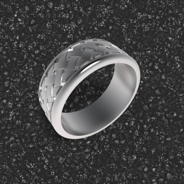 gold silver rings 3D Model .c4d .max .obj .3ds .fbx .stl .blend 