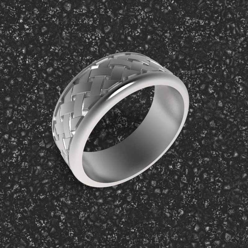gold silver rings 3D Model .c4d .max .obj .3ds .fbx .stl .blend 