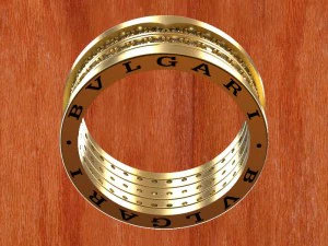 bague en or Modèle 3D
